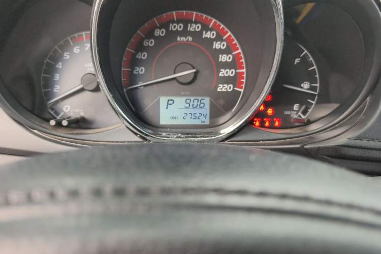 Used Toyota Vios FS 2022 1.5L CVT FENGCHI CARE Edition Odometer Close Up