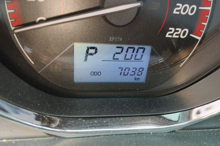 Used Toyota Vios FS 2022 1.5L 20th Anniversary Edition Odometer Close Up