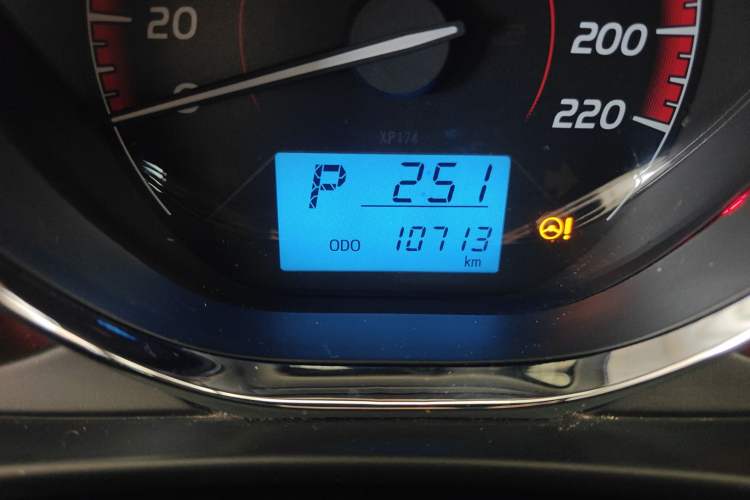 Used Toyota Vios FS 2022 1.5L 20th Anniversary Edition Odometer Close Up
