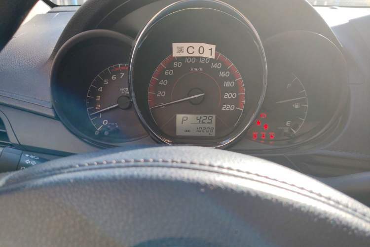 Used Toyota Vios FS 2022 1.5L CVT FENGCHI CARE Edition Odometer Close Up