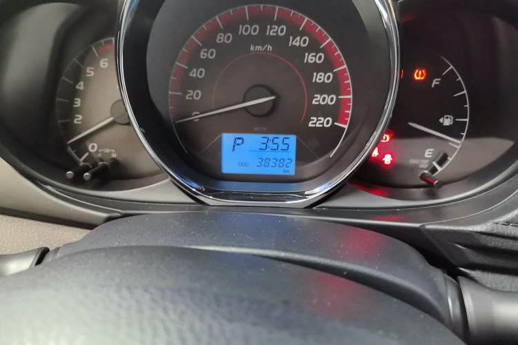 Used Toyota Vios FS 2022 1.5L 20th Anniversary Edition Odometer Close Up