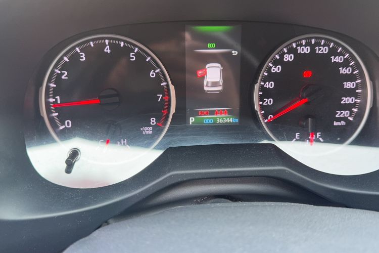 Used Toyota Wildlander 2021 2.0L CVT 4x4 Luxury Edition Odometer Close Up