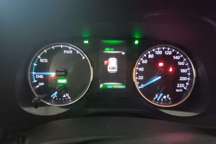 Used Toyota Wildlander 2020 Dual-Engine 2.5L E-CVT Two-Wheel Drive Luxury Edition Instrument Cluster