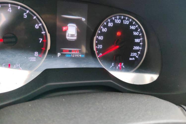 Used Toyota Wildlander 2020 2.0L CVT Two-Wheel Drive Luxury Edition Odometer Close Up