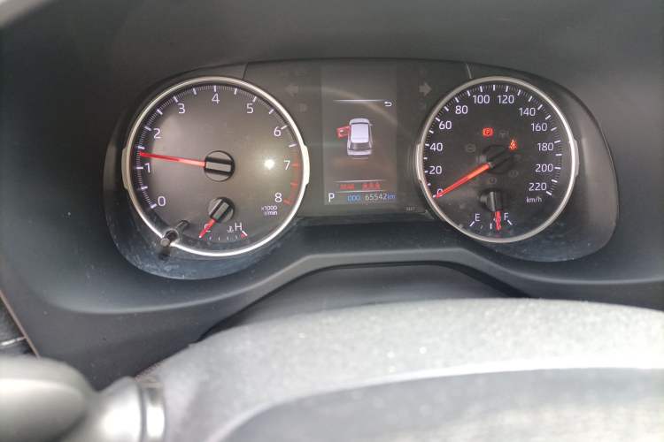 Used Toyota Wildlander 2020 2.0L CVT Two-Wheel Drive Luxury Edition Odometer Close Up