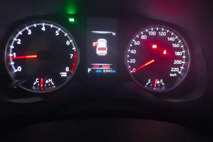 Used Toyota Wildlander 2020 2.0L CVT 4x4 Luxury Edition Odometer Close Up