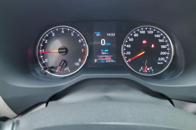 Used Toyota Wildlander 2020 2.0L CVT Two-Wheel Drive Luxury Edition Odometer Close Up