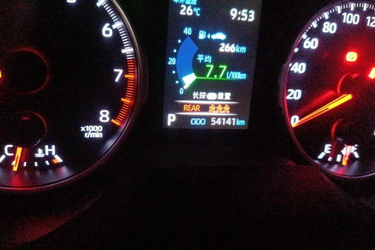 Used Toyota Wildlander 2020 2.0L CVT 4x4 Luxury Edition Odometer Close Up