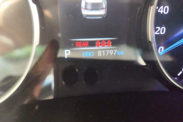 Used Toyota Wildlander 2020 Dual-Engine 2.5L E-CVT Two-Wheel Drive Prestige Edition Odometer Close Up