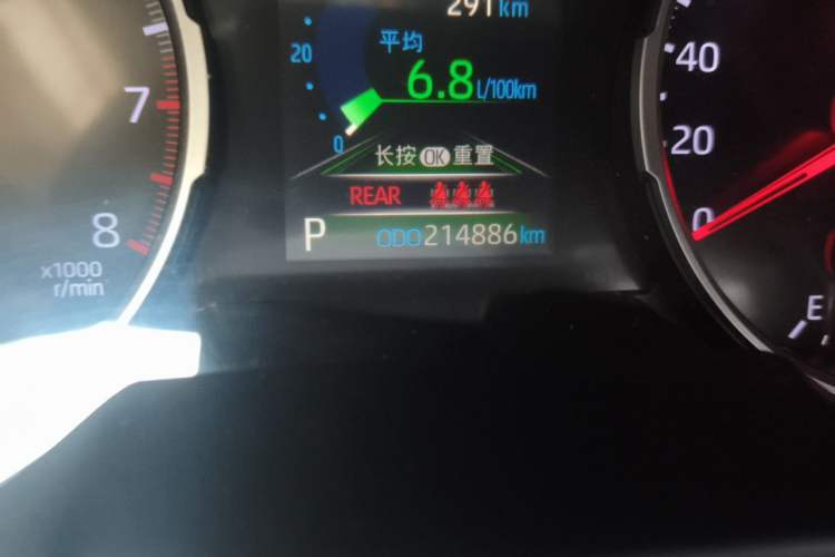 Used Toyota Wildlander 2020 2.0L CVT Two-Wheel Drive Luxury Edition Odometer Close Up