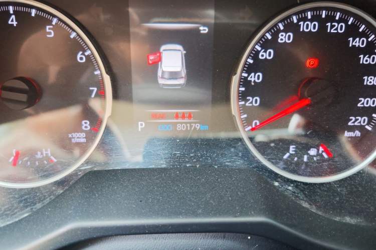 Used Toyota Wildlander 2020 2.0L CVT Two-Wheel Drive Prestige Edition Odometer Close Up