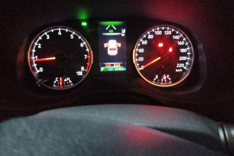 Used Toyota Wildlander 2020 2.0L CVT Two-Wheel Drive Luxury Edition Odometer Close Up