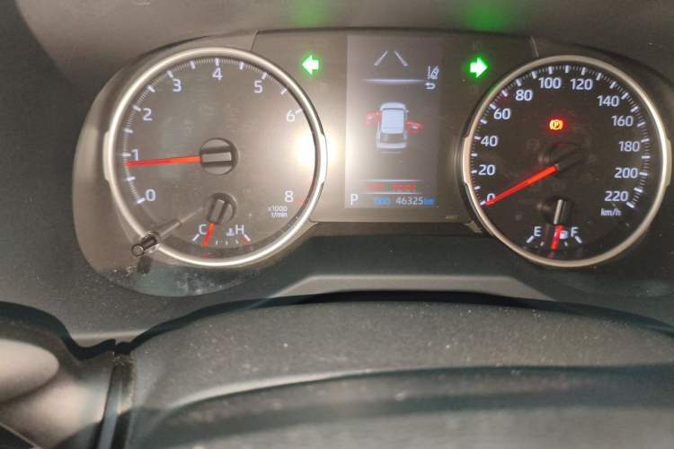 Used Toyota Wildlander 2020 2.0L CVT Two-Wheel Drive Luxury Edition Odometer Close Up
