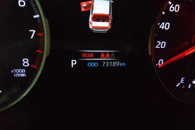 Used Toyota Wildlander 2020 2.0L CVT Two-Wheel Drive Luxury Edition Odometer Close Up