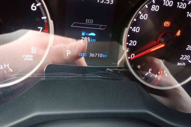 Used Toyota Wildlander 2020 2.0L CVT Two-Wheel Drive Leading Edition Odometer Close Up