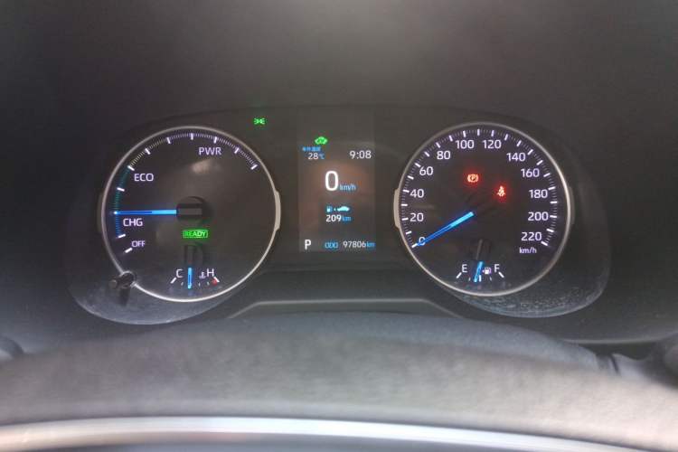 Used Toyota Wildlander 2020 Dual-Engine 2.5L E-CVT Two-Wheel Drive Luxury Edition Instrument Cluster