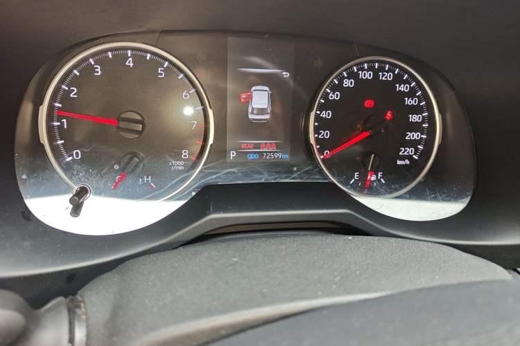 Used Toyota Wildlander 2020 2.0L CVT Two-Wheel Drive Leading Edition Odometer Close Up