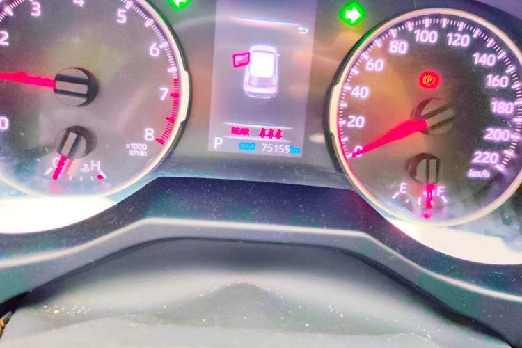 Used Toyota Wildlander 2020 2.0L CVT Two-Wheel Drive Luxury Edition Odometer Close Up