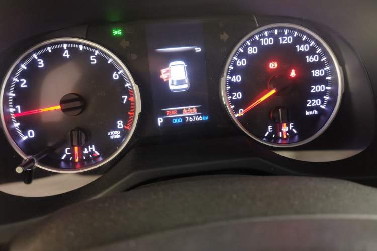 Used Toyota Wildlander 2020 2.0L CVT Two-Wheel Drive Luxury Edition Odometer Close Up