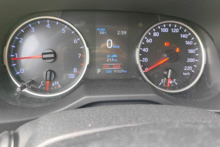 Used Toyota Wildlander 2020 2.0L CVT Two-Wheel Drive Luxury Edition Odometer Close Up