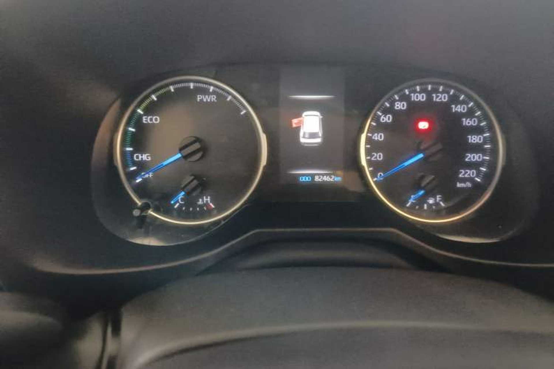 Used Toyota Wildlander 2020 Dual-Engine 2.5L E-CVT Two-Wheel Drive Prestige Edition Odometer Close Up