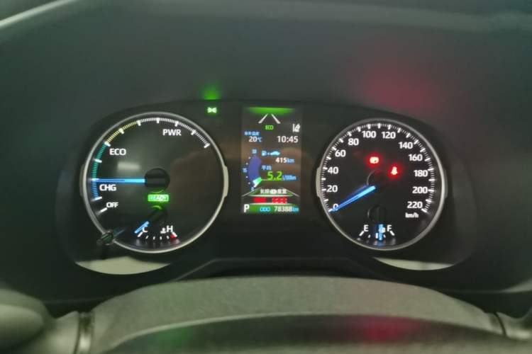 Used Toyota Wildlander 2020 Dual-Engine 2.5L E-CVT Two-Wheel Drive Luxury Edition Instrument Cluster