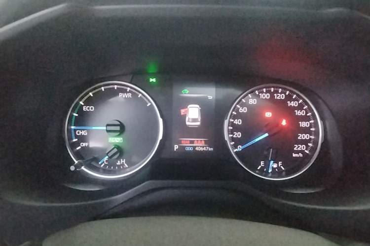 Used Toyota Wildlander 2020 Dual-Engine 2.5L E-CVT Two-Wheel Drive Luxury Edition Instrument Cluster