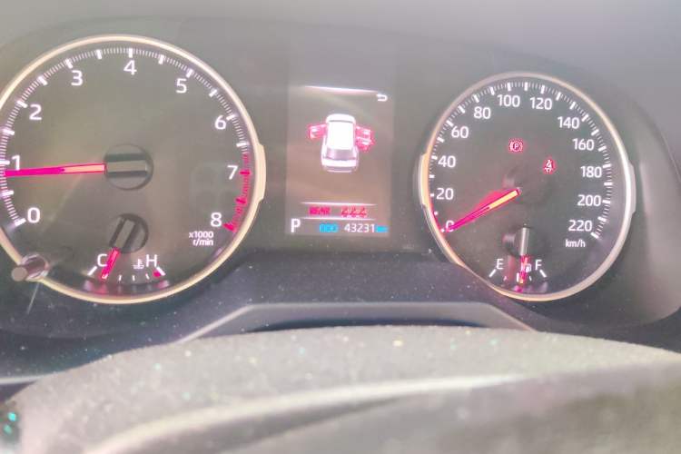 Used Toyota Wildlander 2020 2.0L CVT Two-Wheel Drive Luxury Edition Odometer Close Up