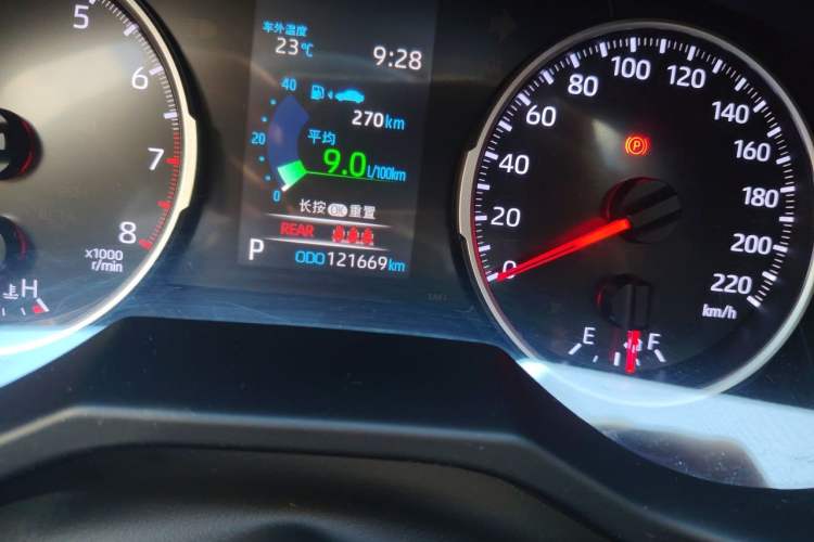 Used Toyota Wildlander 2020 2.0L CVT 4x4 Luxury Edition Odometer Close Up