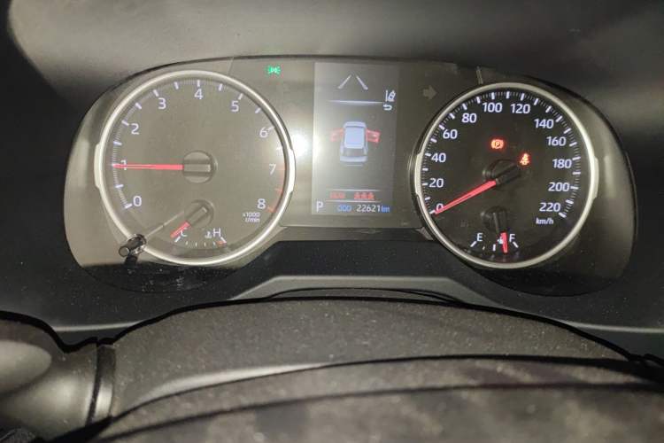 Used Toyota Wildlander 2020 2.0L CVT Two-Wheel Drive Luxury Edition Odometer Close Up