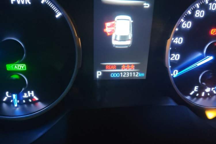 Used Toyota Wildlander 2020 Dual-Engine 2.5L E-CVT Two-Wheel Drive Luxury Edition Odometer Close Up