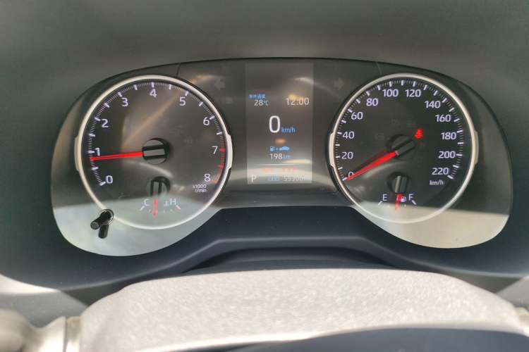 Used Toyota Wildlander 2020 2.0L CVT Two-Wheel Drive Luxury Edition Odometer Close Up