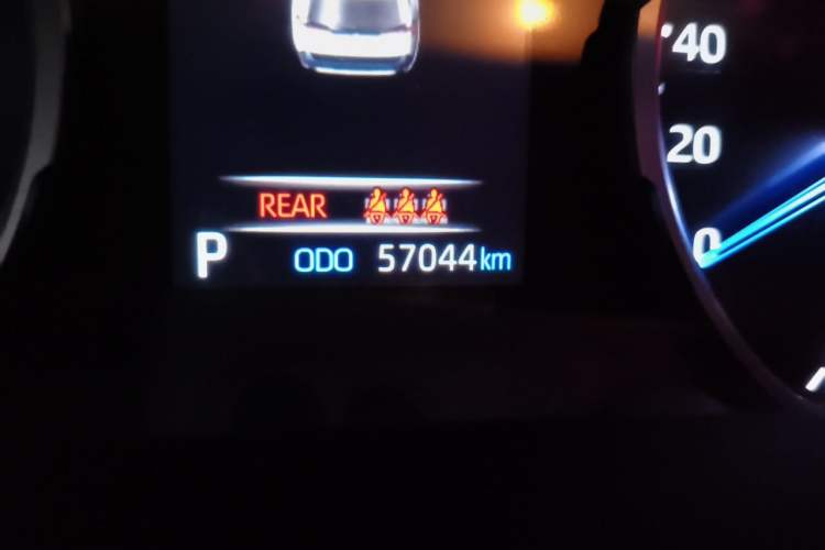 Used Toyota Wildlander 2020 Dual-Motor 2.5L E-CVT Four-Wheel Drive Luxury Edition Odometer Close Up
