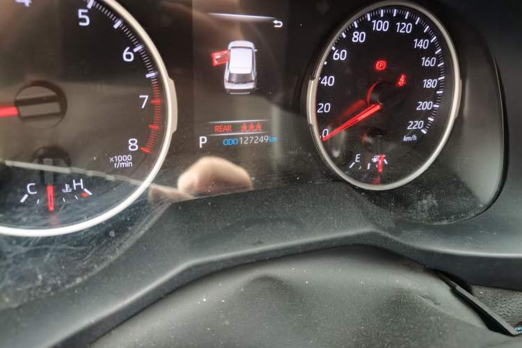 Used Toyota Wildlander 2020 2.0L CVT Two-Wheel Drive Luxury Edition Odometer Close Up