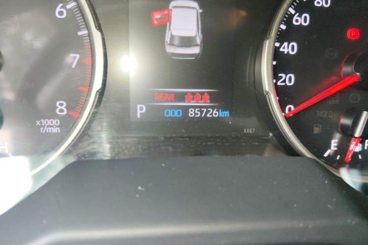 Used Toyota Wildlander 2020 2.0L CVT 4x4 Luxury Edition Odometer Close Up