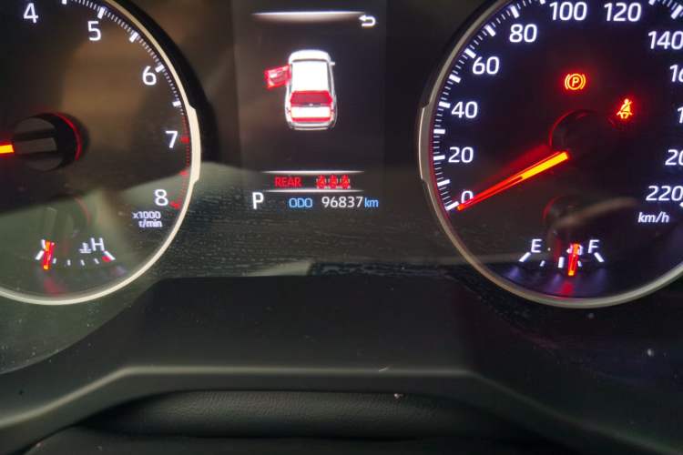 Used Toyota Wildlander 2020 2.0L CVT Two-Wheel Drive Luxury Edition Odometer Close Up