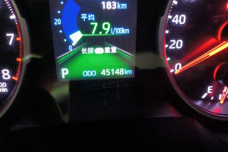 Used Toyota Wildlander 2020 2.0L CVT Two-Wheel Drive Luxury Edition Odometer Close Up