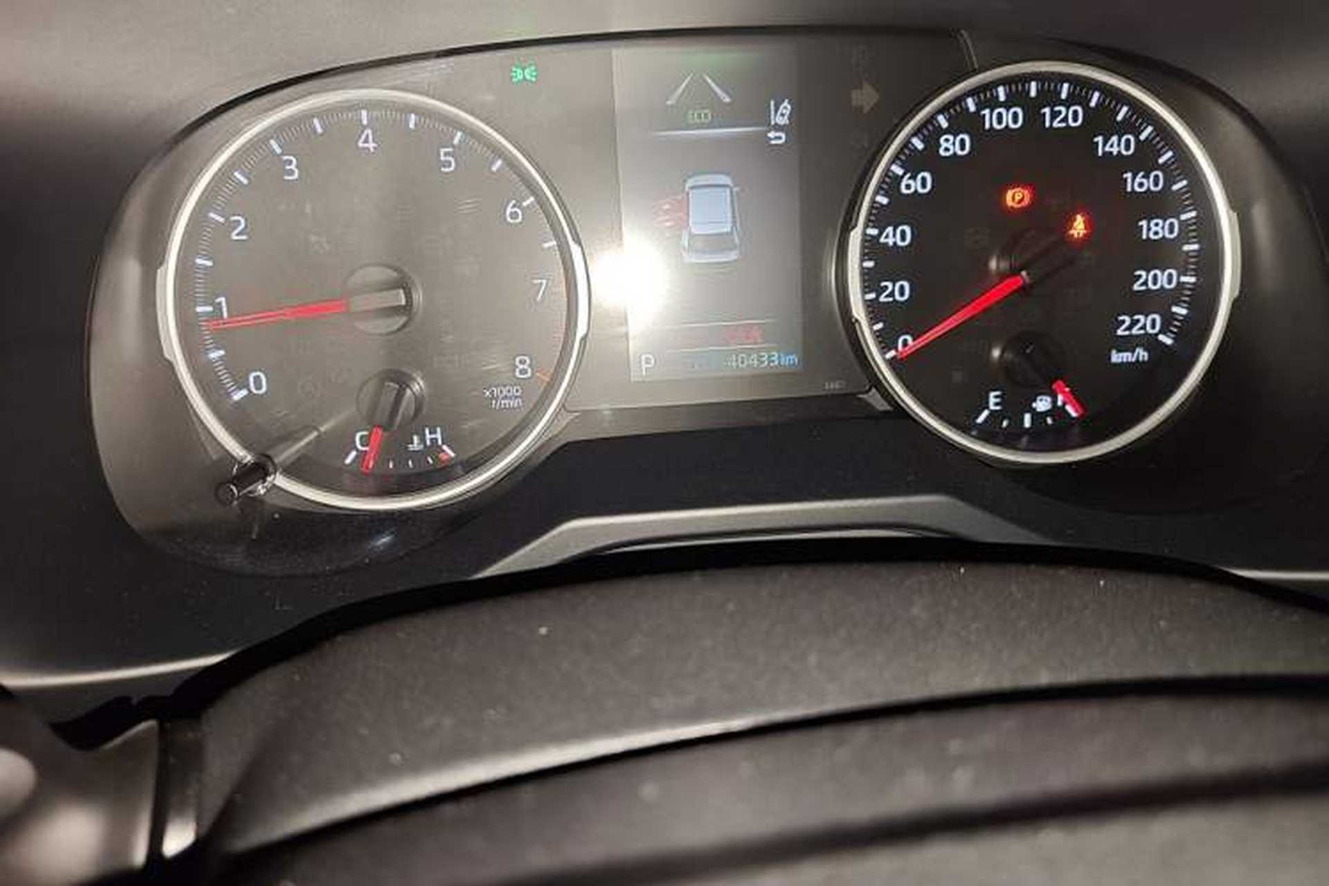 Used Toyota Wildlander 2020 2.0L CVT Two-Wheel Drive Prestige Edition Odometer Close Up