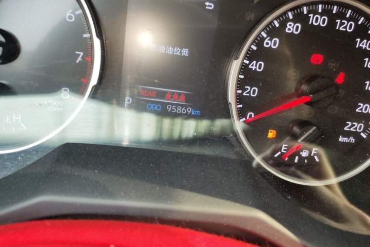 Used Toyota Wildlander 2020 2.0L CVT Two-Wheel Drive Luxury Edition Odometer Close Up