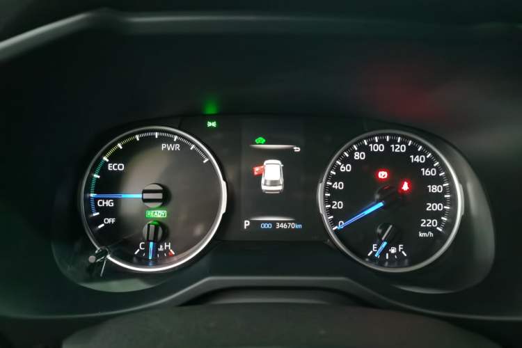 Used Toyota Wildlander 2021 Dual-Engine 2.5L E-CVT Two-Wheel Drive Luxury Edition Instrument Cluster