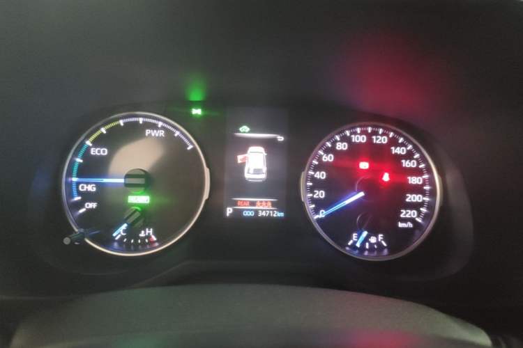 Used Toyota Wildlander 2021 Dual-Engine 2.5L E-CVT Two-Wheel Drive Luxury Edition Instrument Cluster
