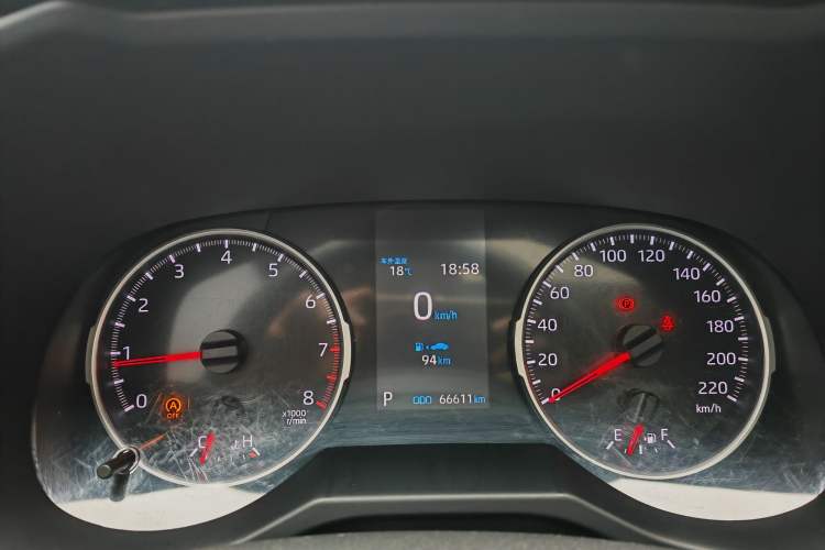 Used Toyota Wildlander 2021 2.0L CVT 4x4 Luxury Edition Odometer Close Up