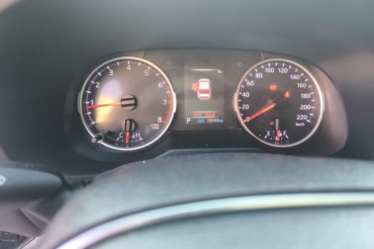 Used Toyota Wildlander 2021 2.0L CVT Two-Wheel Drive Luxury Edition Odometer Close Up