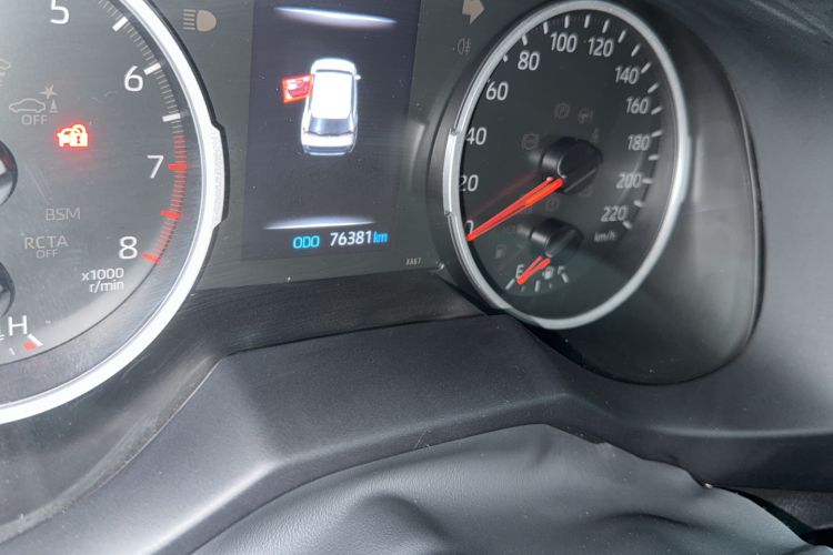 Used Toyota Wildlander 2021 2.0L CVT Two-Wheel Drive Luxury Edition Odometer Close Up
