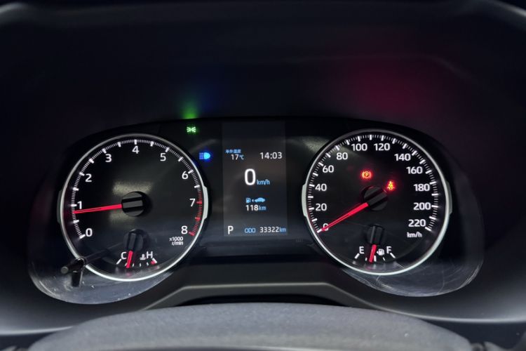 Used Toyota Wildlander 2021 2.0L CVT Two-Wheel Drive Luxury Edition Odometer Close Up