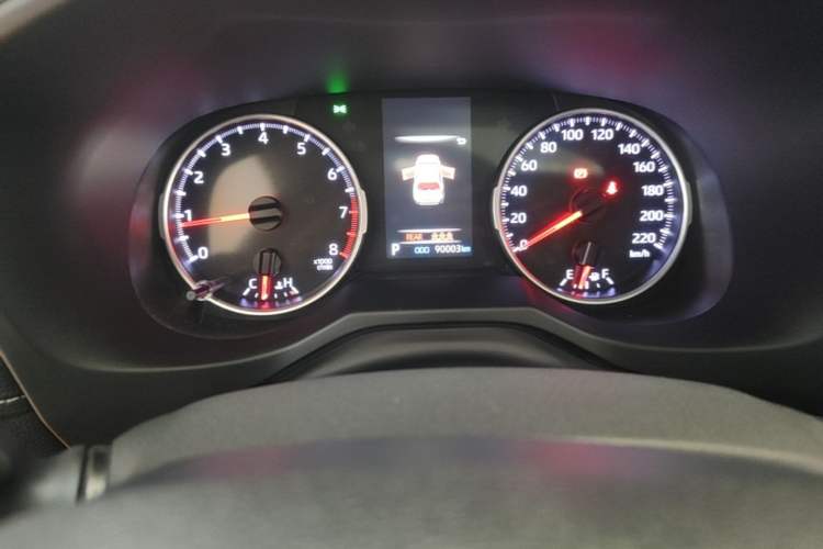 Used Toyota Wildlander 2021 2.0L CVT Two-Wheel Drive Luxury Edition Odometer Close Up