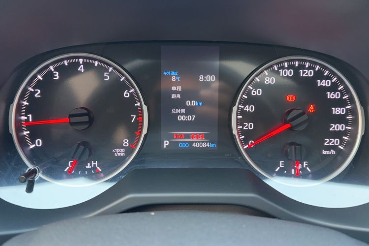 Used Toyota Wildlander 2021 2.0L CVT Two-Wheel Drive Luxury Edition Odometer Close Up