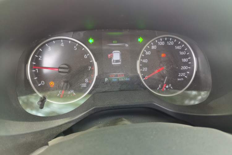 Used Toyota Wildlander 2021 2.0L CVT Two-Wheel Drive Luxury Edition Odometer Close Up