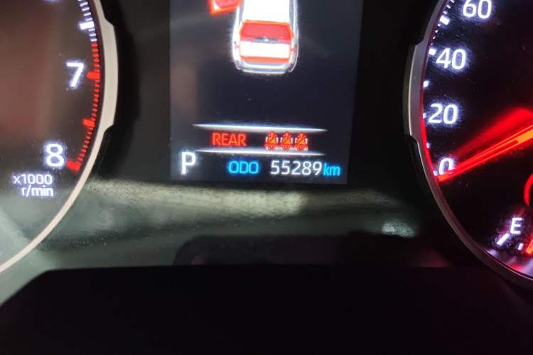 Used Toyota Wildlander 2021 2.0L CVT Two-Wheel Drive Luxury Edition Odometer Close Up