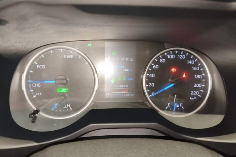 Used Toyota Wildlander 2021 Dual-Engine 2.5L E-CVT Two-Wheel Drive Luxury Edition Instrument Cluster